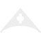 Ekena Millwork Pitch Turner Architectural Grade PVC Gable Pediment, 36"W x 21"H x 1"P (14/12) GPP036X021X100TUR - alternate 4